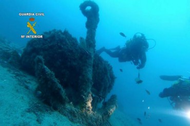 Localizado un galeón español en una operación contra el expolio submarino