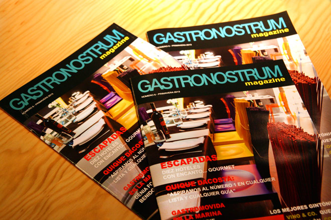 Gastronostrum presenta su edición en papel couché