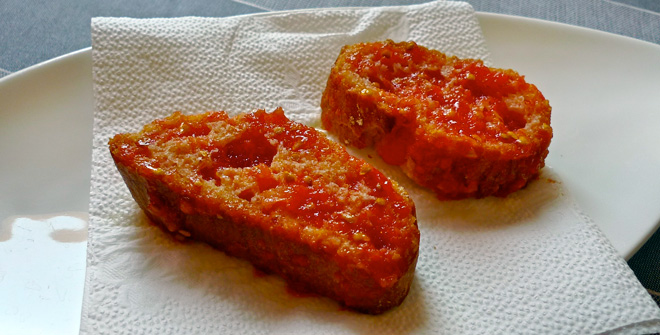 pan con tomate de “penjar”