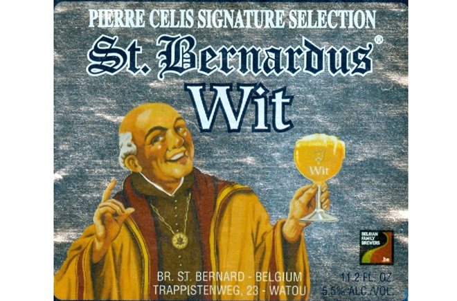 La St Bernardus Wit representa la tradicional cerveza blanca belga