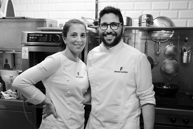 Los chefs Germán Carrizo y Carito Lourenço inician mediado el mes de julio la quinta temporada de su restaurante Fierro, un espacio gastronómico que es mucho más que un restaurante de autor al uso