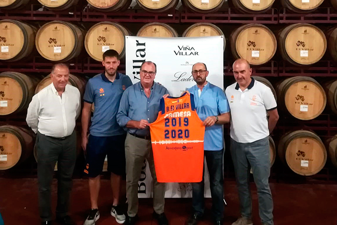 Bodegas El Villar renueva su patrocinio con el Valencia Basket