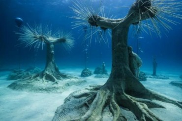 MUSAN, el nuevo bosque de escultura subacuática creado por Jason de Caires Taylor en Chipre