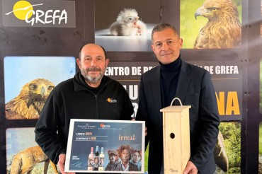 Bodegas Vicente Gandía apoya al Grupo de Rehabilitación de la Fauna Autóctona con los vinos su marca IRREAL
